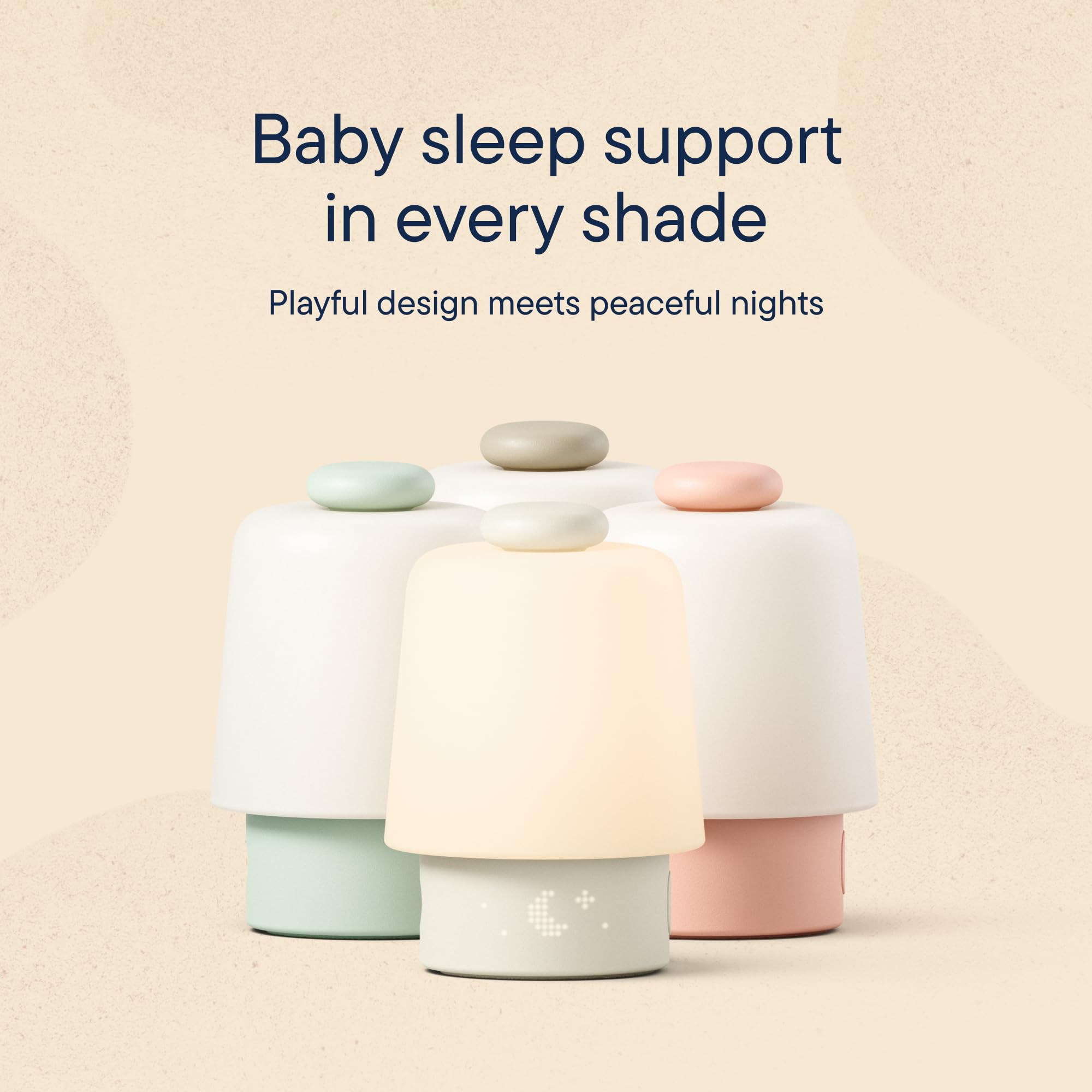 Hatch Baby Sound Machine, Night Light | Hatch Baby Model | Sleep Support | Registry Essential, Routine Builder, Time-to-Rise Alarm Clock, White Noise, Nursery Stories, Toddler Kids (Wi-Fi), Putty 🍁 All In One Marketplace Canada