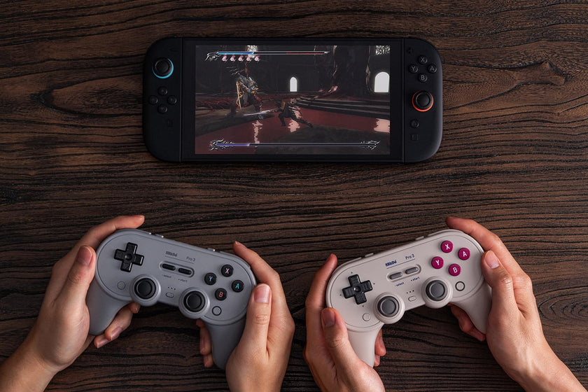 8BitDo Pro 3 Bluetooth Controller for Switch/Switch 2 – TMR Joysticks, Swappable ABXY Buttons, Pro Back Buttons, Charging Dock, Hall Effect Triggers, for Windows, Apple, SteamOS, Android - Gray 🍁 All In One Marketplace Canada
