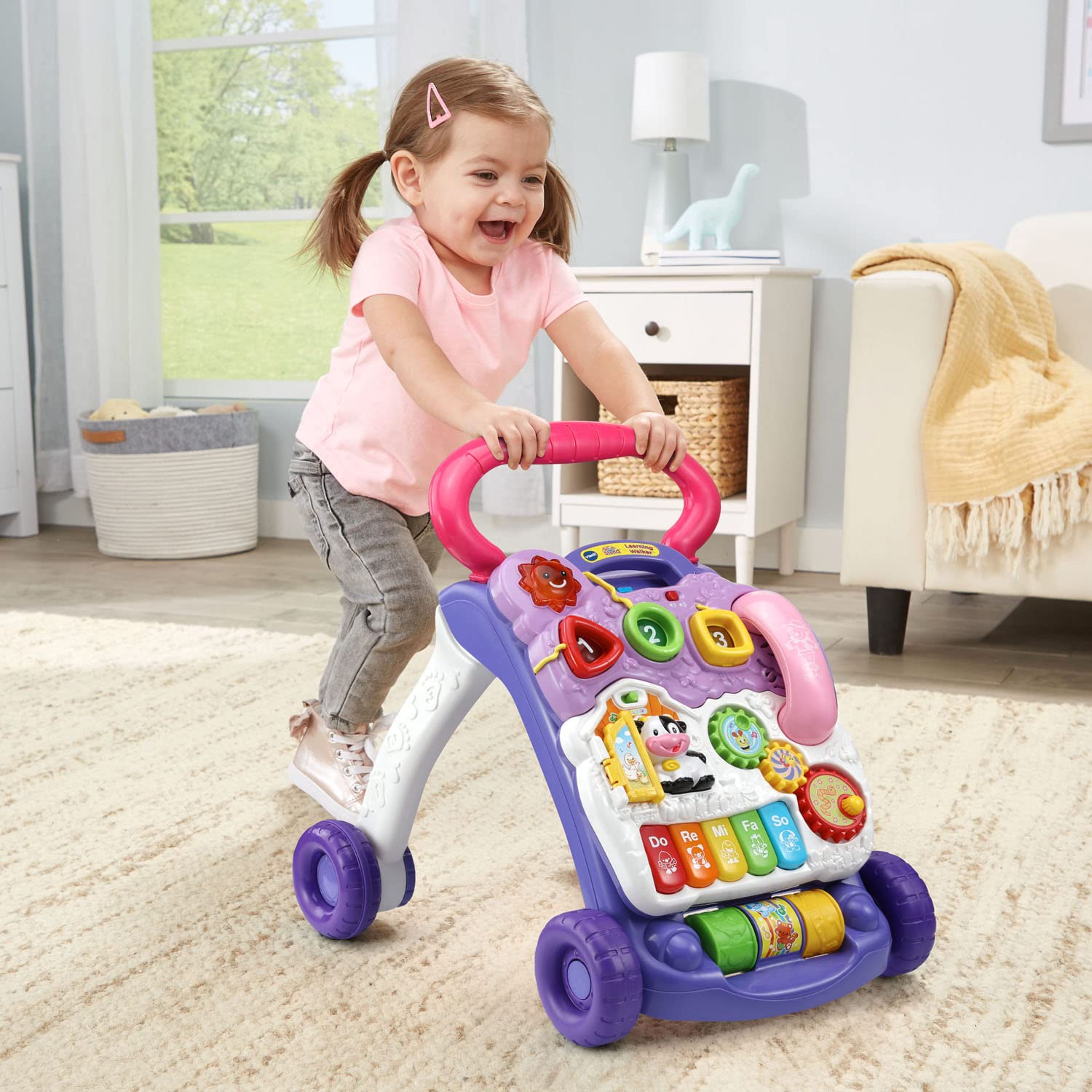 VTech Sit-to-Stand Learning Walker (Frustration Free Packaging - English Version), Purple 🍁 All In One Marketplace Canada