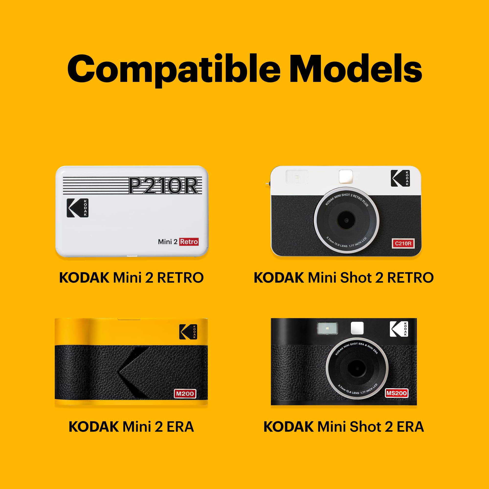 Kodak 4PASS Film Cartridge 5.4 x 8.6 cm (60 Sheets) for Kodak Mini 2 Retro and Mini Shot 2 Retro 🍁 All In One Marketplace Canada