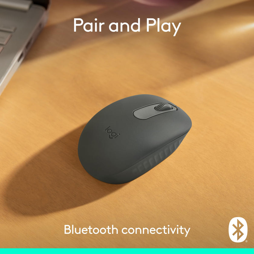 Logitech M196 Bluetooth Wireless Mouse, Compact and Portable Mouse for Laptops, Tablets and More, 12-Month Battery, Smooth Tracking, Compatible with PC and Mac, Windows and macOS - Graphite 🍁 All In One Marketplace Canada