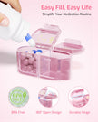 Daviky Weekly Pill Organizer 2 Times a Day, 7-Day AM PM Medicine Case, Travel-Friendly Pill Box for Fish Oils, Vitamins & Supplements 🍁 All In One Marketplace Canada