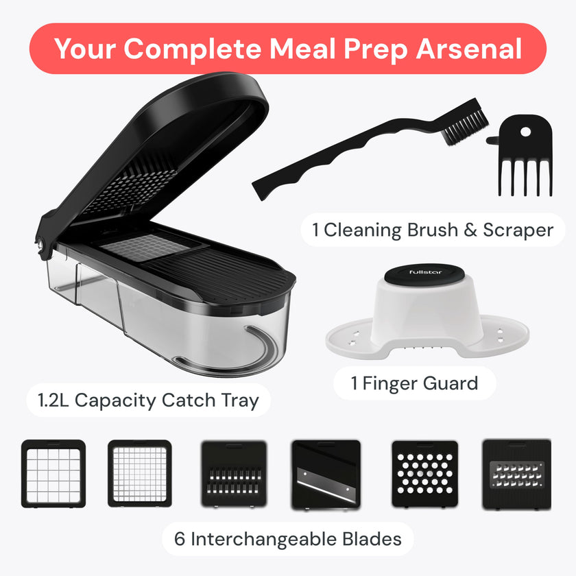 Fullstar Pro Core - Vegetable Chopper & Mandoline Slicer - 6 Blades 🍁 All In One Marketplace Canada
