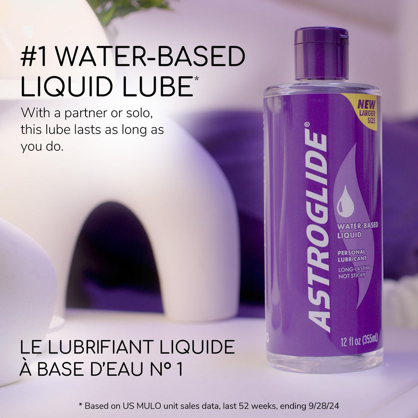 Astroglide Water Based Lube (355 mL) | Liquid Personal Lubricant, for Men, Women and Couples | Value Size 🍁 All In One Marketplace Canada