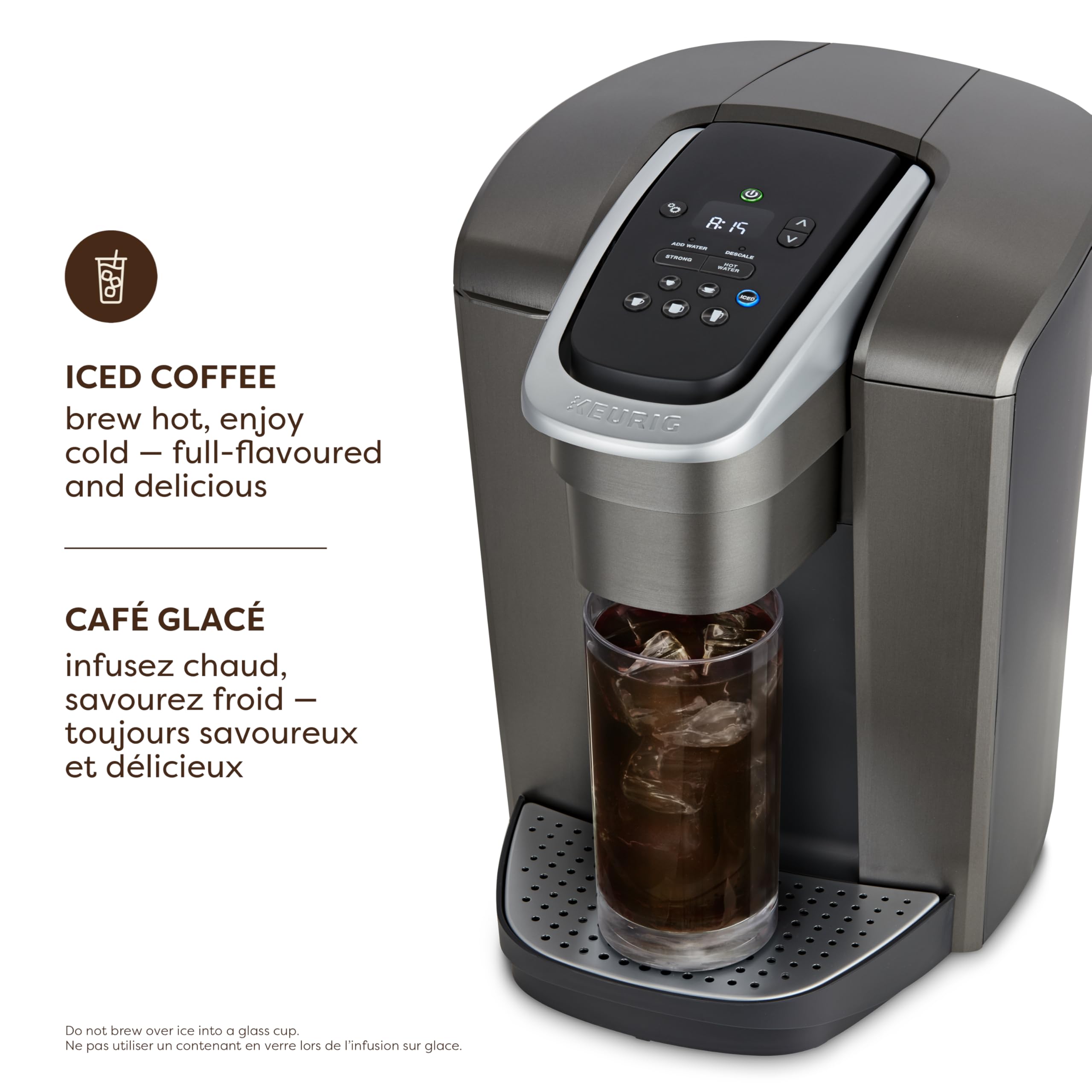 Keurig K-Elite Single Serve K-Cup Pod Coffee Maker, With Iced Brew Functionality And Quiet Brew Technology, Brushed Slate 🍁 All In One Marketplace Canada