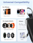 RORRY CharmGo Portable Charger, 5000mAh Portable Charger Power Bank with Built-in Cables, Travel Keychain Battery Pack for Apple Watch Ultra 3/2/10/9/8/Ultra/7/6/SE, iPhone 17/16/15, Blue 🍁 All In One Marketplace Canada