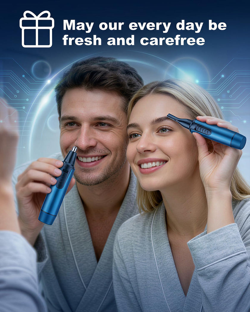 Nose Hair Trimmer for Men and Women Professional USB Rechargeable Ear and Nose Trimmer for Ear Eyebrow Facial Hair Trimmer Body Grooming Kit IPX7 Waterproof Dual Edge Blades for Easy Cleansing 🍁 All In One Marketplace Canada
