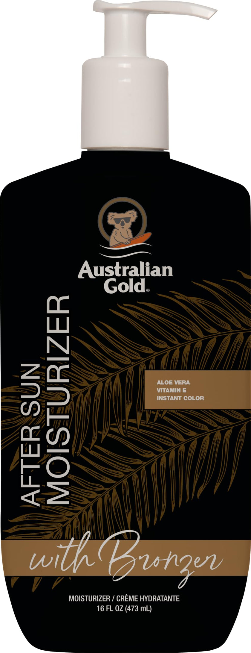 Australian Gold After Sun Moisturizer with Bronzer 16oz-473ML Aloe, Vitamin E, Instant Colour, Moisturizing Cream, Cocoa Dreams Scent 🍁 All In One Marketplace Canada