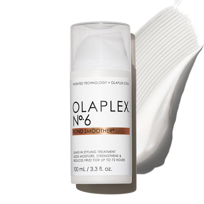 Olaplex N°.6 Bond Smoother: Leave-In Styling Treatment | Smooths, Conditions, & Strengthens | Frizz Control for Up to 72 Hours | For Coily, Curly, Straight, and Wavy, 100 mL / 3.3 Fl Oz 🍁 All In One Marketplace Canada