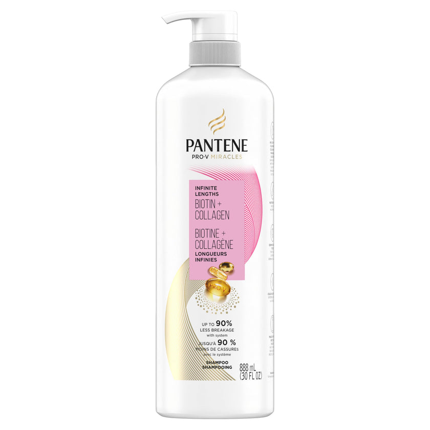 Pro-V Miracles Infinite Lengths Biotin + Collagen Sulfate-Free Shampoo 888mL 🍁 All In One Marketplace Canada