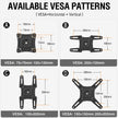 ELIVED Full Motion TV Monitor Wall Mount for Most 14-42 Inch LED LCD Flat Screen TVs & Monitors, Swivel Tilt Extension Rotation TV Mount Bracket Max VESA 200x200mm, up to 44 lbs 🍁 All In One Marketplace Canada