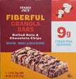 Trader Joe's Fibreful Granola Bars, Rolled Oats & Chocolate Chips, 175g
