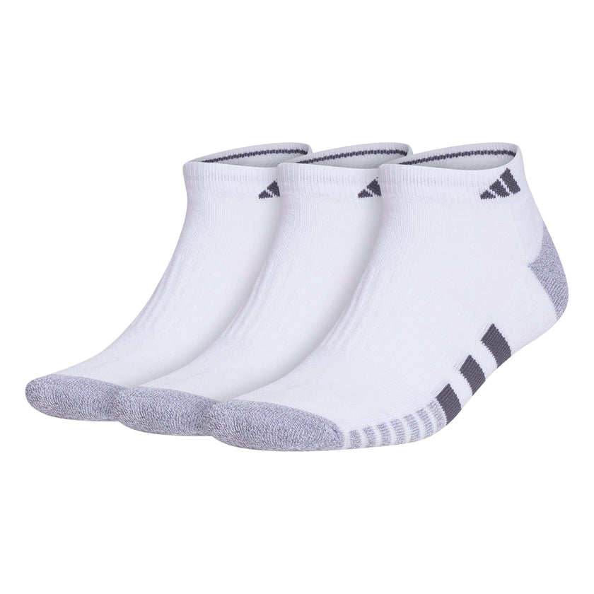 adidas Men's Cushioned 3-Pack Low-Cut Socks, White/Grey/Black, Large 🍁 All In One Marketplace Canada