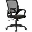 BestOffice Home Office Chair Ergonomic Desk Chair Mesh Computer Chair with Lumbar Support Armrest Executive Rolling Swivel Adjustable Mid Back Task Chair for Women Adults, Black (Black) 🍁 All In One Marketplace Canada