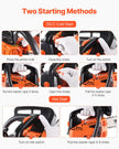 VEVOR Gas Chainsaw, 25.4CC 12