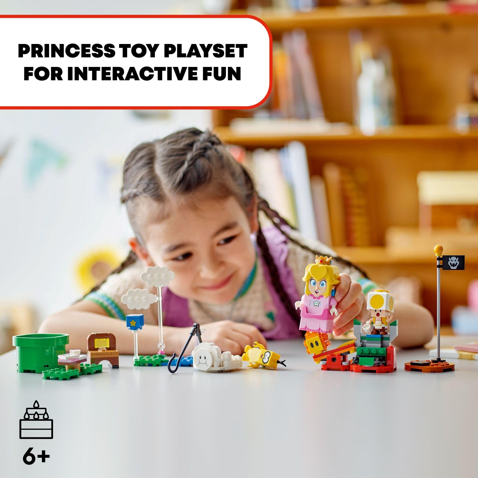 LEGO Super Mario Adventures with Interactive Peach Princess Toy, Super Mario Playset for Kids, Yellow Toad Figure, Nintendo Toy Gift for Girls, Boys and Any Gamers Ages 6 and Up, 71441 🍁 All In One Marketplace Canada