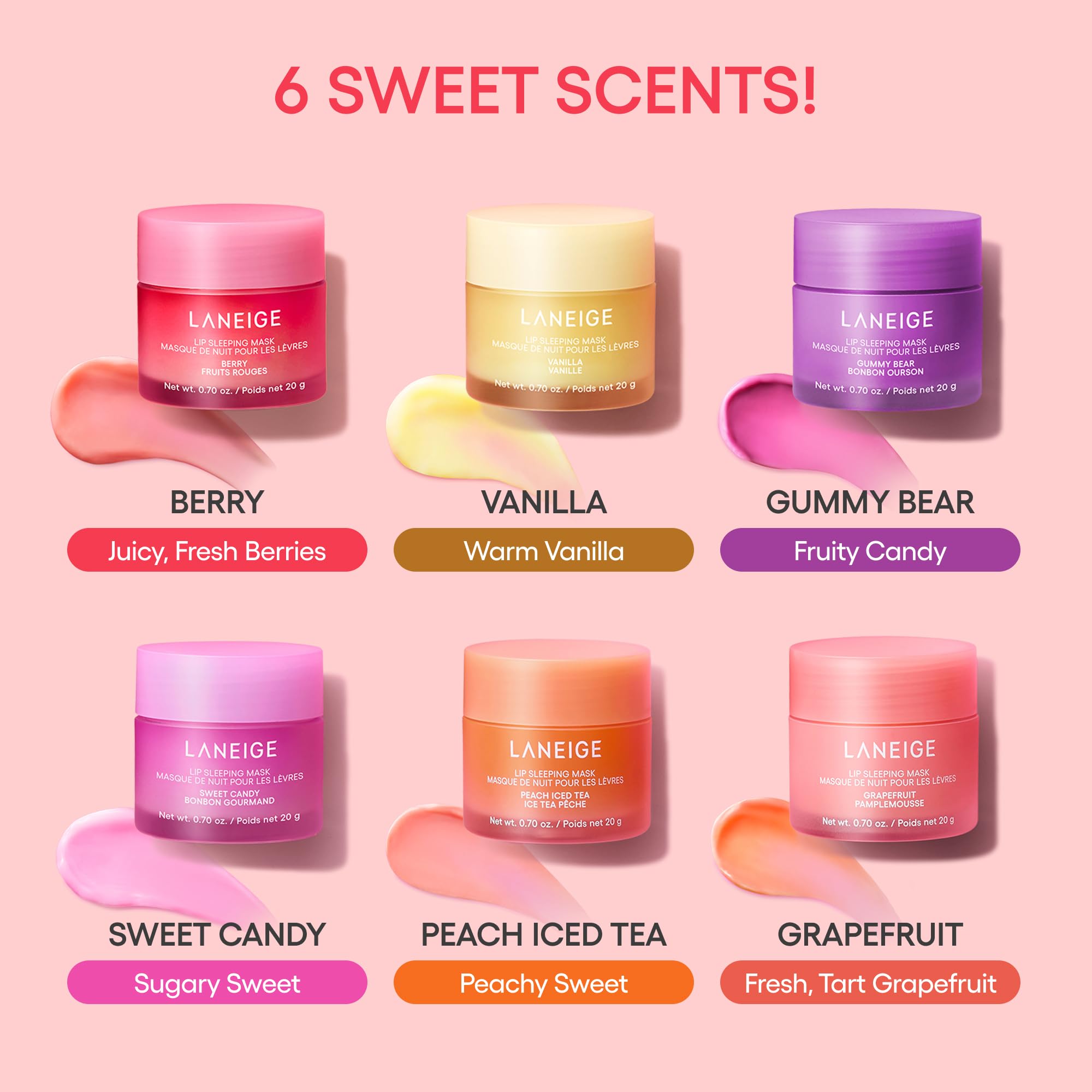 LANEIGE Lip Sleeping Mask Berry: Nourish, Hydrate, Vitamin C, Murumuru & Shea Butter, Antioxidants, Flaky, Dry Lips 🍁 All In One Marketplace Canada