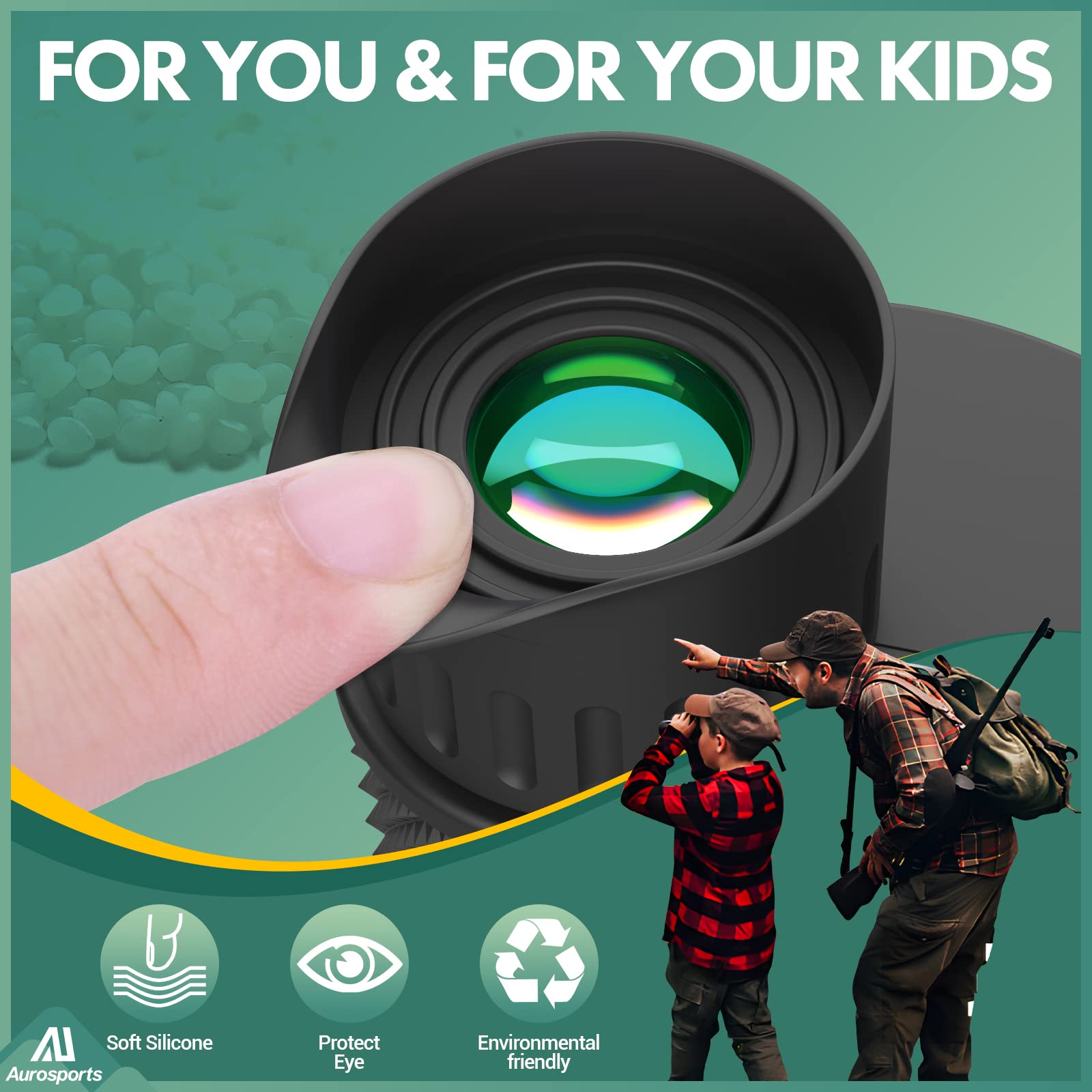 Aurosports 10x25 Binoculars for Adults Kids, Bright View Compact Binoculars with Weak Light Vision, Easy Focus Small Binoculars for Bird Watching Outdoor Sports Games Travel Hunting Hiking 🍁 All In One Marketplace Canada