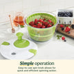 Cuisinart Salad Spinner with Easy-to-Spin Knob, 5-Qt Capacity (CTG-00-SASC) 🍁 All In One Marketplace Canada