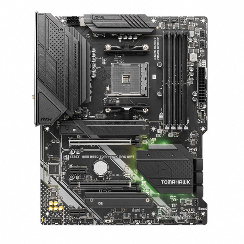 MSI MAG B550 Tomahawk MAX WiFi Gaming Motherboard AMD AM4, DDR4, PCIe 4.0, SATA 6Gb/s, M.2, USB 3.2 Gen 2, HDMI/DP, ATX, Wi-Fi 6E 🍁 All In One Marketplace Canada