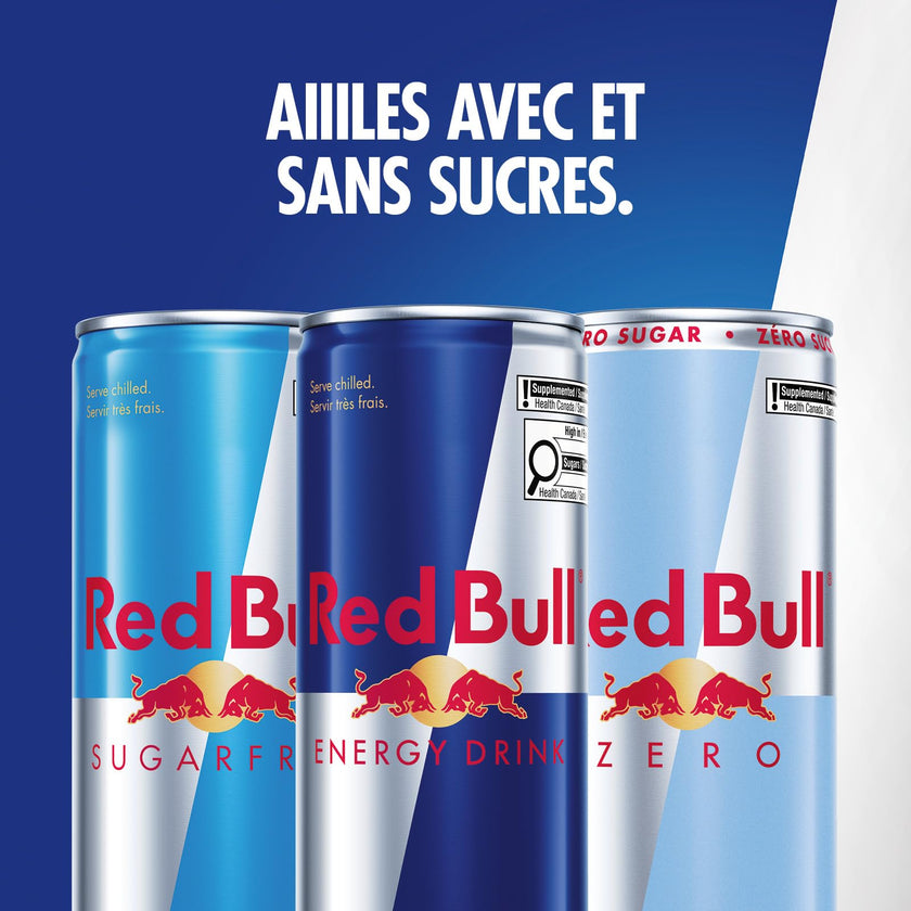 Red Bull Energy Drink, Zero, 250ml (24 pack) 🍁 All In One Marketplace Canada