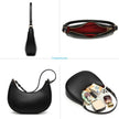 Barabum Retro Classic Clutch Shoulder Tote HandBag with Zipper Closure for Women, 6-a, Small 🍁 All In One Marketplace Canada