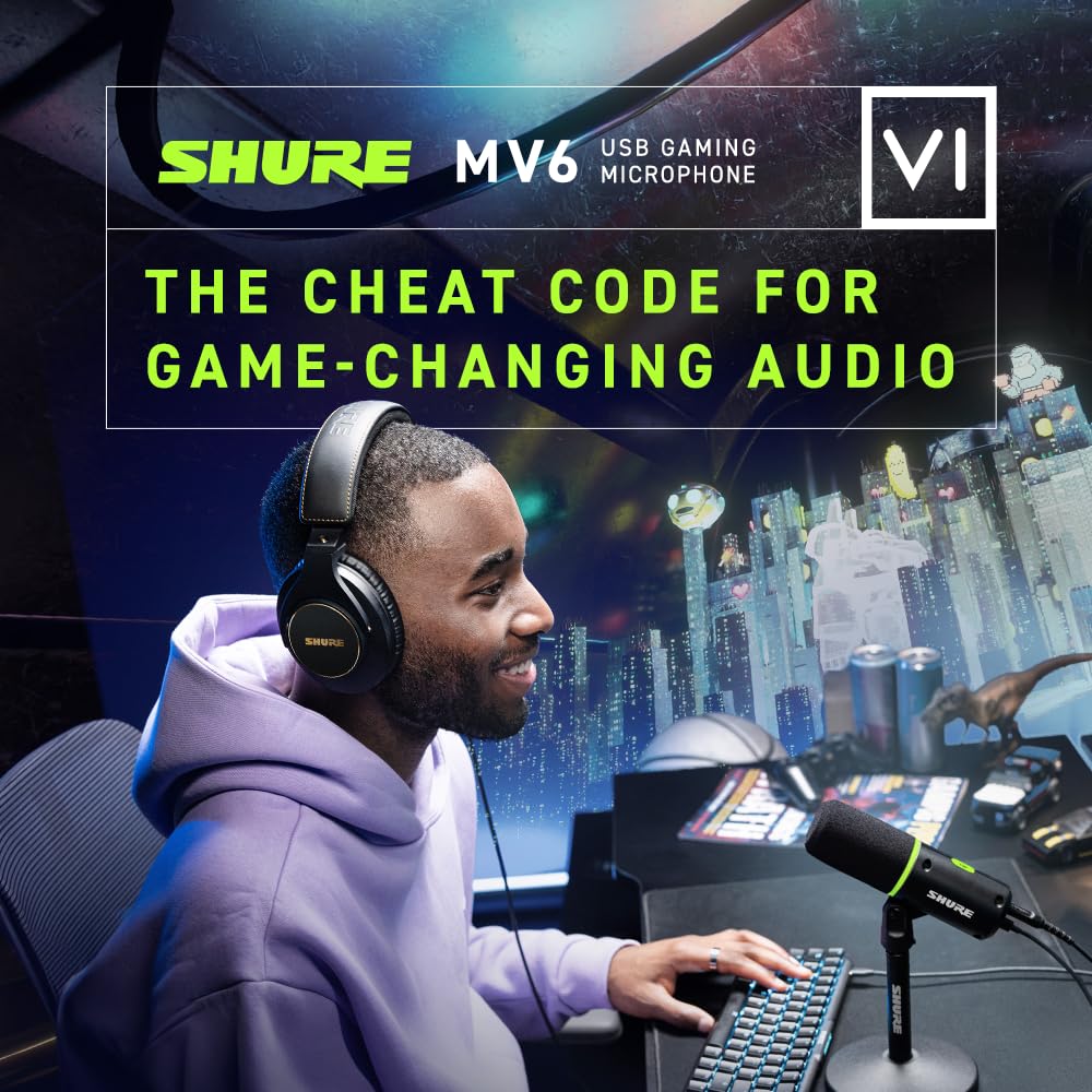 Shure MV6 USB Gaming Microphone for Streaming & Recording 🍁 All In One Marketplace Canada