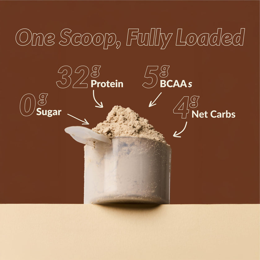 Good Protein – 32g Protein, Vegan High Protein Powder, 100% Natural, Non-GMO, Dairy-free, Gluten & Soy Free and No Added Sugar. Plant-Based Protein Shake (Chocolate Milk, 470 g) 🍁 All In One Marketplace Canada