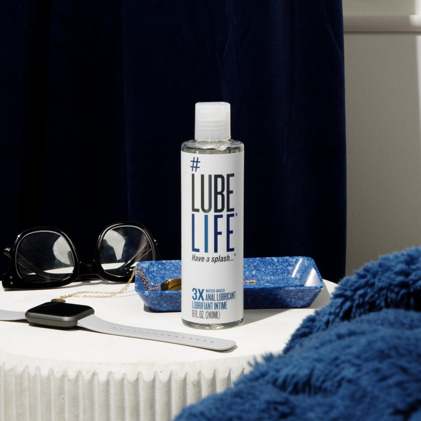 LubeLife 3X Anal Personal Lubricant, Thicker Water-Based lube for Men, Women and Couples, Extra Protection, Non-Sticky, Smooth Glide, 8 Fl Oz 🍁 All In One Marketplace Canada