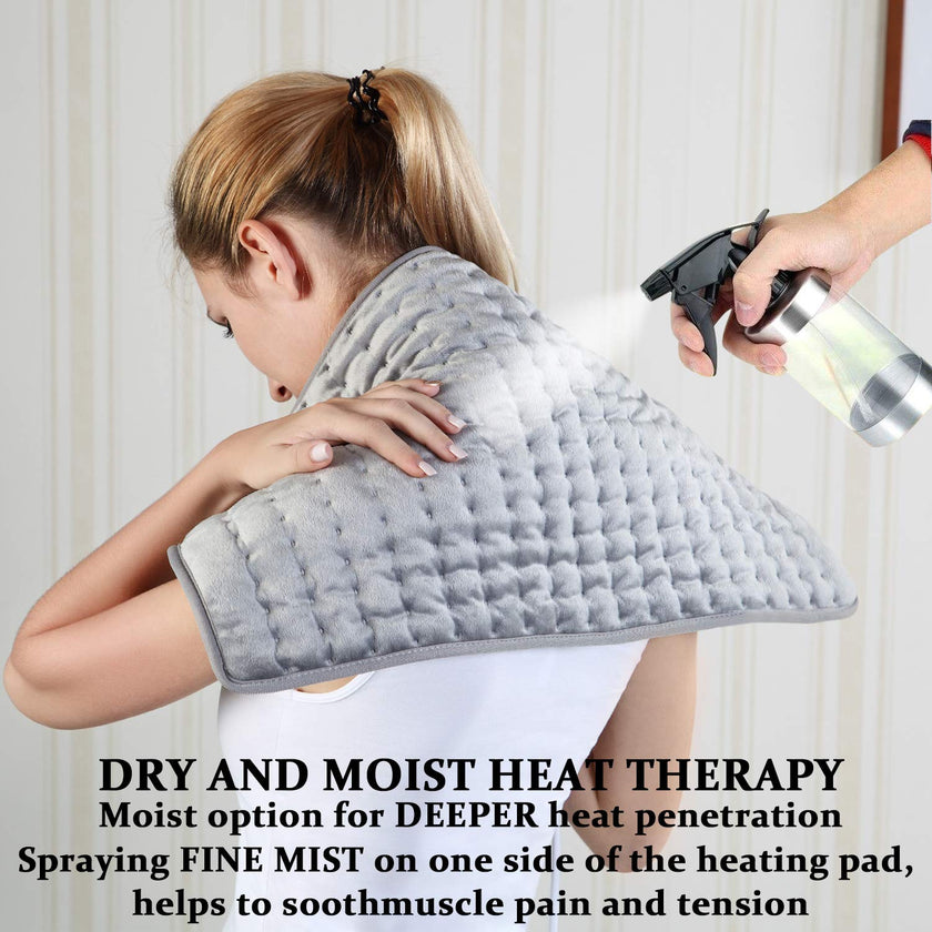 Heating Pad Electric Heat Pad, Hot Heated Pad,Moist Heat Heating Pad Moist and Dry Heat,Multiple Temp and Timer Settings 🍁 All In One Marketplace Canada