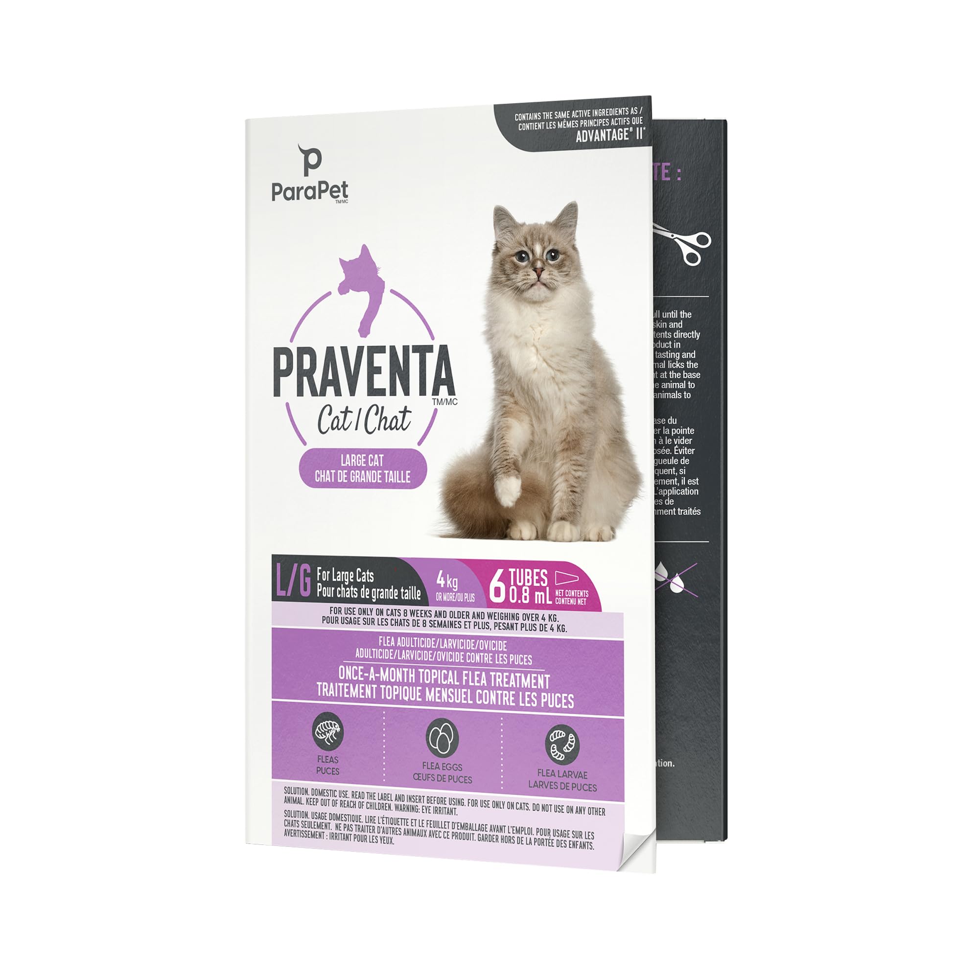 Parapet Praventa for Large Cats - 6 Tubes 🍁 All In One Marketplace Canada