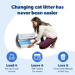PetSafe ScoopFree Self-Cleaning Cat Litter Box Tray Refill with Premium Blue Non Clumping Crystal Litter, Single Tray Pack 🍁 All In One Marketplace Canada