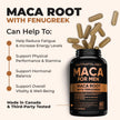 Nutratology® Maca for Men | Canadian Made | Helps Increase Stamina & Energy | Formulated with a 6:1 Extract & 33:1 Fenugreek Extract | Maca Root With Fenugreek Supplement for Men | 60 Capsules 🍁 All In One Marketplace Canada