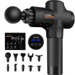TAIJIMA Deep Tissue Massage Gun for Athletes - Handheld Muscle Massager with 10 Attachments, 30 Speed Levels, LCD Touch Screen, 2000mAh Battery, Low Noise, Portable Gift Box (Black) 🍁 All In One Marketplace Canada