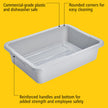 Rubbermaid Commercial Products Standard Bus/Utility Box 4.6-Gallon Gray Plastic Heavy Duty Restaurant Wash Basin/Dish Washing Tub for Kitchen Organization/Storage 🍁 All In One Marketplace Canada