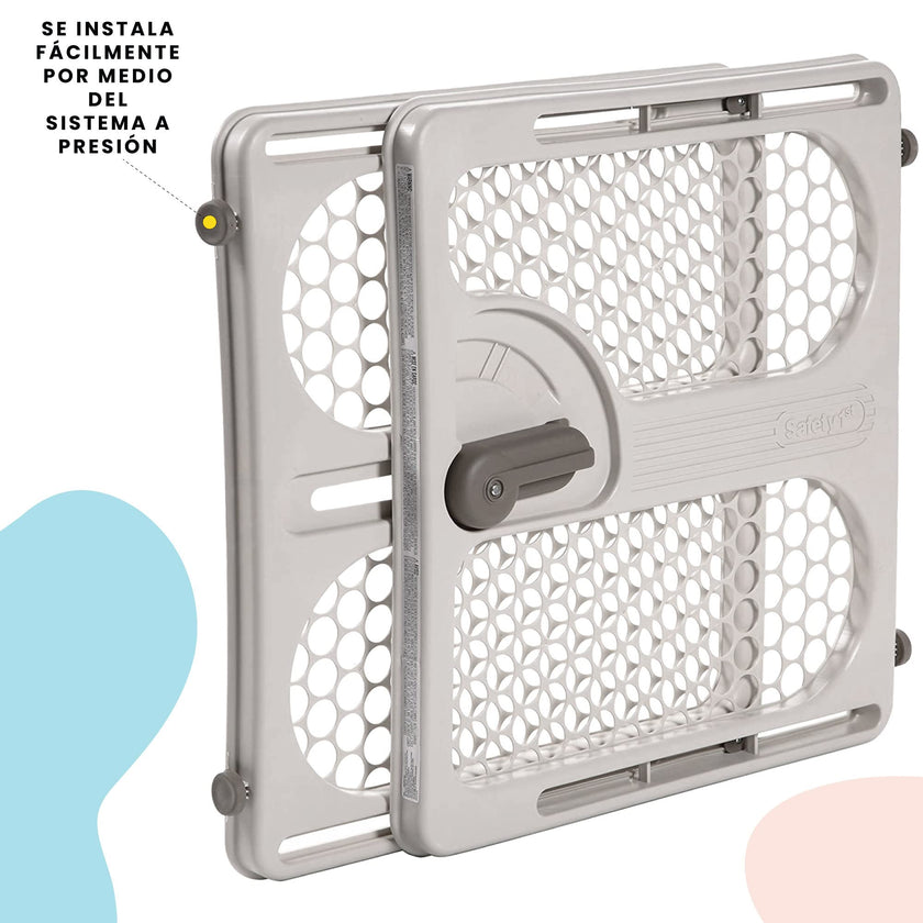 Safety 1st Pressure Mount Easy Fit Security Gate, Fits Spaces between 28