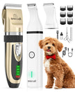 oneisall Dog Clippers and Paw Trimmer Kit 2 in 1 Low Noise Cordless Dog Clippers for Grooming Pet Hair Trimmers for Small and Large Dogs Cats Animals 🍁 All In One Marketplace Canada