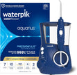 Waterpik Aquarius Water Flosser For Teeth Cleaning, Gums, Braces, Dental Care, Electric Power With 10 Settings, 7 Tips For Multiple Users & Needs, CDA Validated, Blue WP-663, Packaging May Vary 🍁 All In One Marketplace Canada