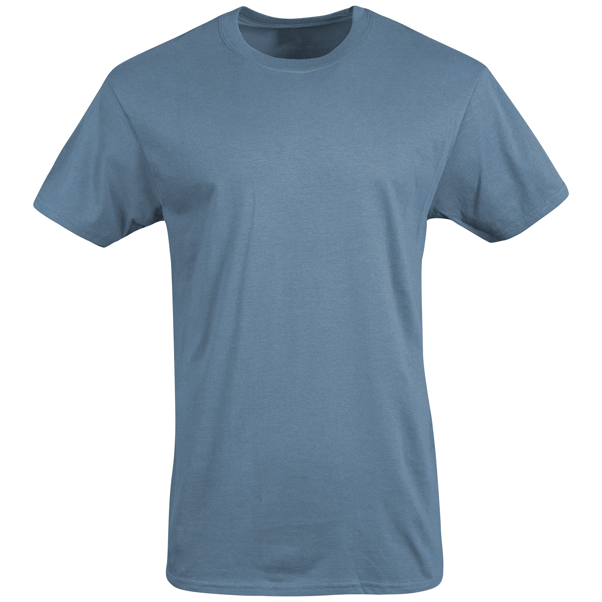 Gildan Men's Crew T-Shirts, Multipack, Style G1100, Navy/Heather Navy/Indigo Blue (5-Pack), XX-Large 🍁 All In One Marketplace Canada