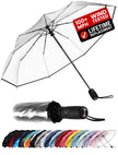 Repel Windproof Travel Umbrella - Compact & Withstands Winds up to 100MPH, Strongest Premium Auto Folding Umbrella for Rain and Sun - Durable, Light & Portable for Women & Men, Fits Backpack & Cars 🍁 All In One Marketplace Canada