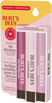 Burt's Bees Lip Shimmer, 100% Natural Origin Lip Gloss, Tinted Lip Colour | Get Soft and Hydrated Lips | Pack of 3 - (Pink) Champagne, Watermelon, Guava 🍁 All In One Marketplace Canada