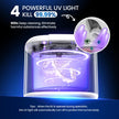 Ultrasonic Retainer Cleaner Machine, Upgraded 45kHz Ultrasonic Cleaner for Mouth Guard Braces, Night Guards, Toothbrush Heads & Jewlery with 200ML, 4 Modes and Digital Timer Dental Cleaning Pod (White) 🍁 All In One Marketplace Canada