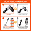 ALLY PEAKS Pull Up Bar Thickened Steel Pipe Super Heavy Duty Steel Frame Upper Workout Bar| Multi-Grip Strength for Doorway | Indoor Chin-Up Bar Fitness Trainer for Home Gym Portable (silver2) 🍁 All In One Marketplace Canada