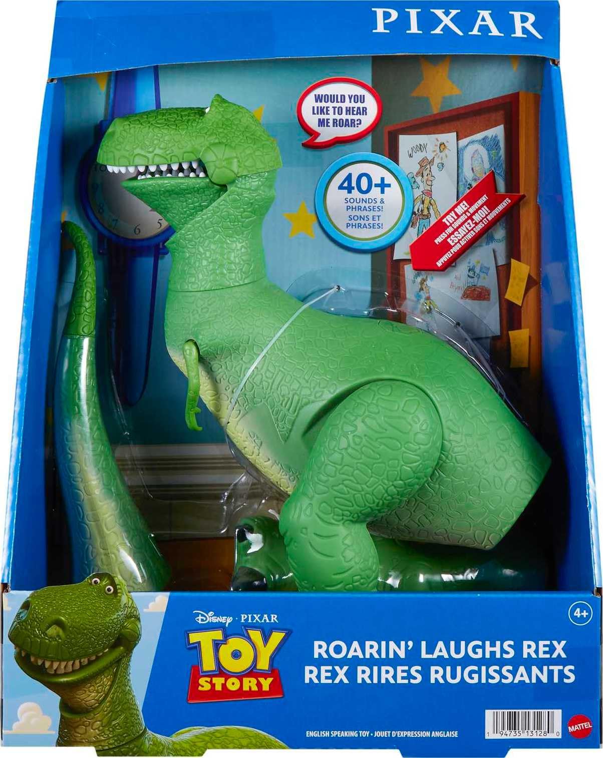 Mattel Disney and Pixar Toy Story Roarin’ Laughs Rex 🍁 All In One Marketplace Canada