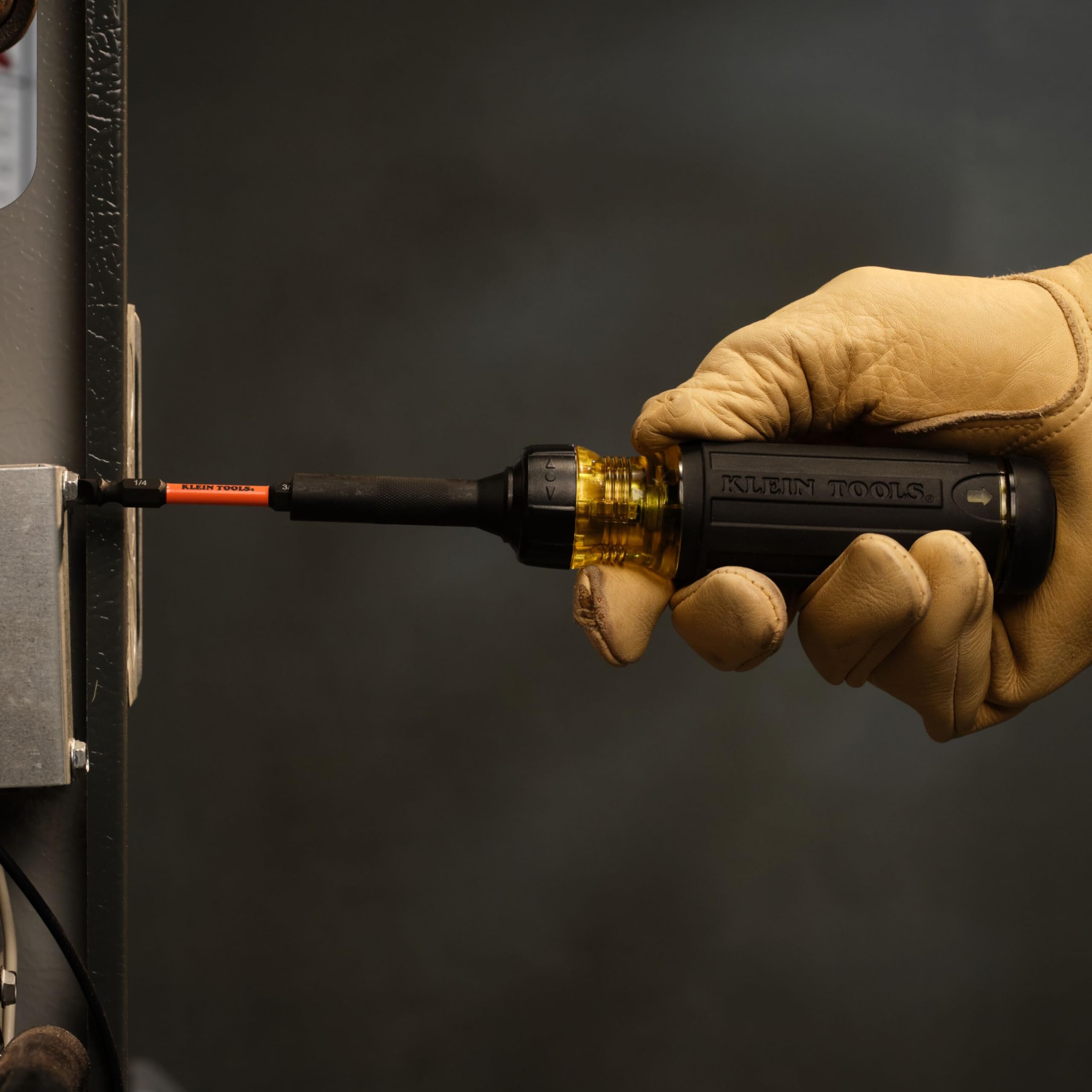 Klein Tools 32313HD 13-in-1 Multi-bit Ratcheting Screwdriver, Double-Ended Impact Bit Set, 12 Impact Driver Bits and 1/4-Inch Nut Driver 🍁 All In One Marketplace Canada