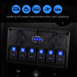 Kohree 6 Gang 12V Switch Panel with Dual QC3.0 USB Slot Socket 🍁 All In One Marketplace Canada