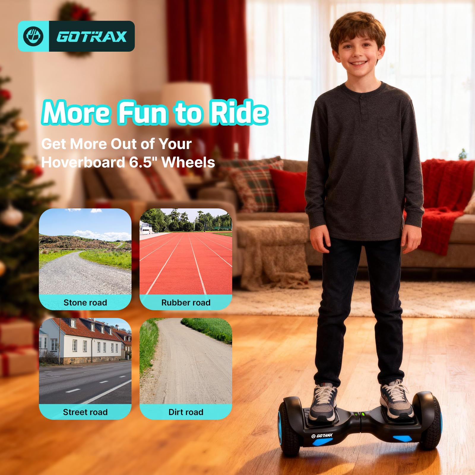 Gotrax Edge Hoverboard with 6.5