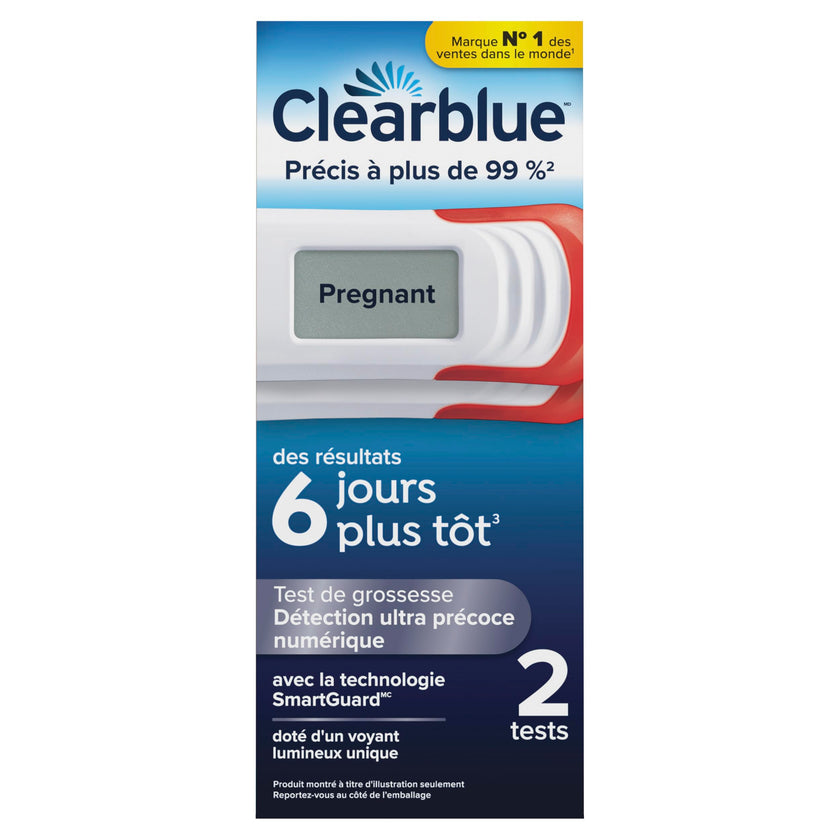 Clearblue Digital Ultra Early Pregnancy Test, No Test Can Tell You Sooner, 2 Digital Tests 🍁 All In One Marketplace Canada