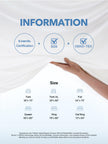 100% Waterproof Mattress Protector Twin Size, Premium Viscose from Bamboo Mattress Pad Ultra Soft Breathable, Noiseless Mattress Cover Fitted 8