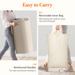 Lifewit 105L Laundry Basket with Lid, Large Laundry Hamper with Handles and Removable Bag, Collapsible Tall Dirty Clothes Hamper for Laundry Room, Bedroom, Bathroom, Dorm, Beige 🍁 All In One Marketplace Canada